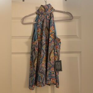 NicoBlu Paisley Halter Top